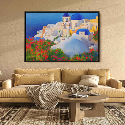 Impressionism Santorini #111 - Kanvah
