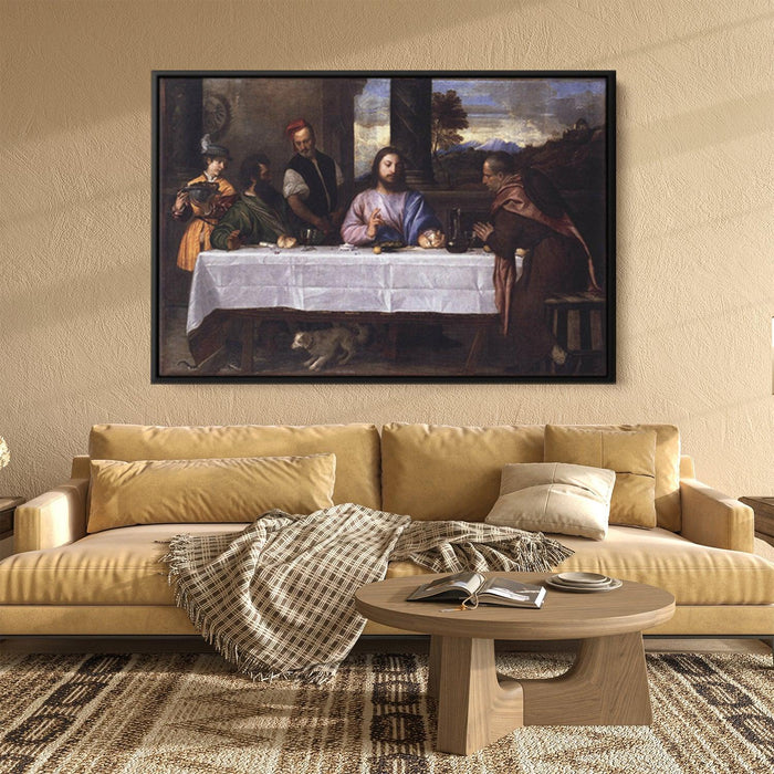 Supper at Emmaus by Titian - Canvas Artwork