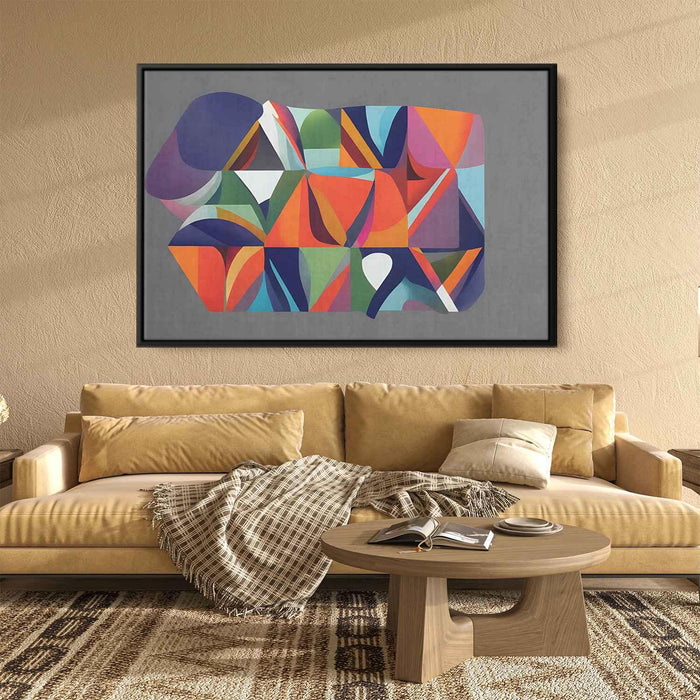 Tan Geometric Shapes #136 - Kanvah