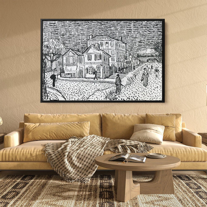 The Artist's House in Arles by Vincent van Gogh - Canvas Artwork