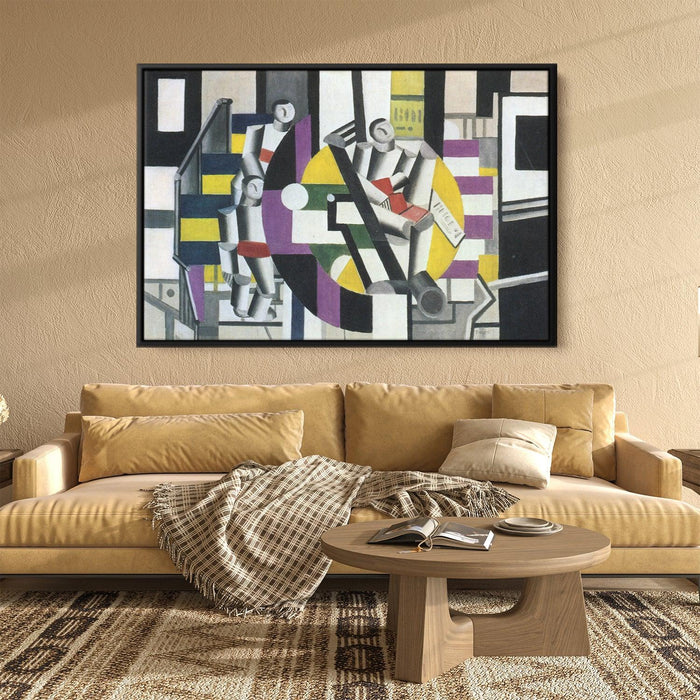 Three characters by Fernand Leger - Canvas Artwork