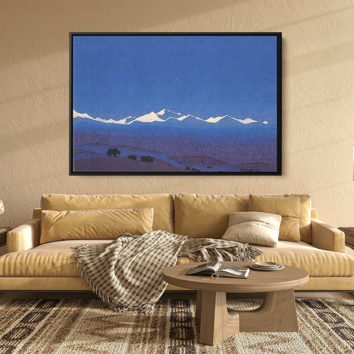 Nan Shan, Tibetan Frontier by Nicholas Roerich - Canvas Artwork