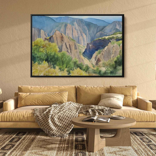 Watercolor Black Canyon of Gunnison #128 - Kanvah