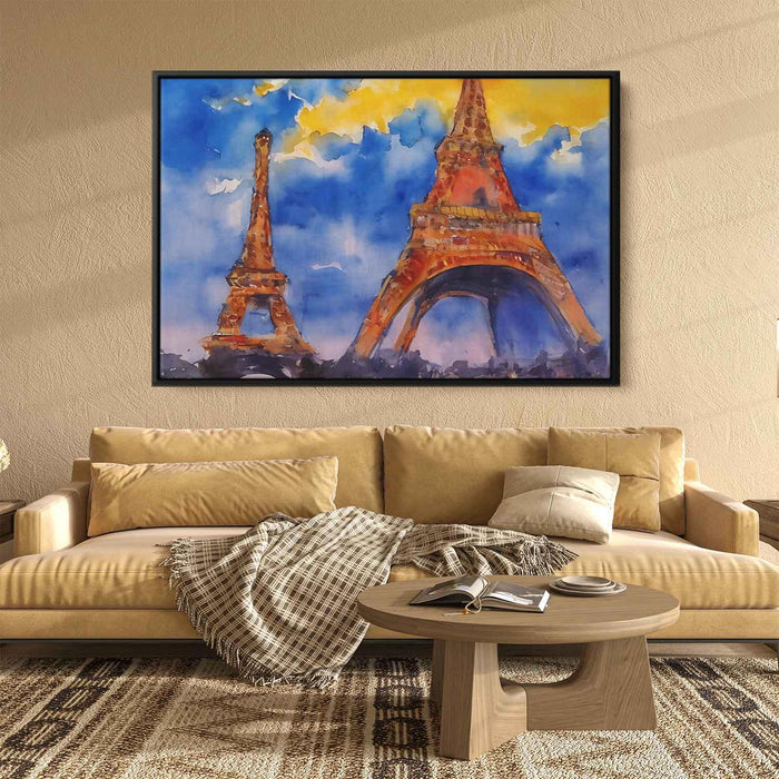 Watercolor Eiffel Tower #136 - Kanvah