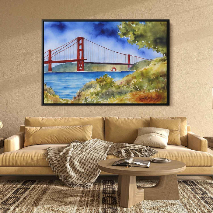 Watercolor Golden Gate Bridge #111 - Kanvah