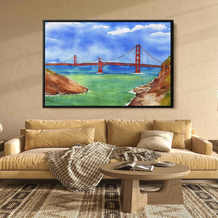 Watercolor Golden Gate Bridge #124 - Kanvah