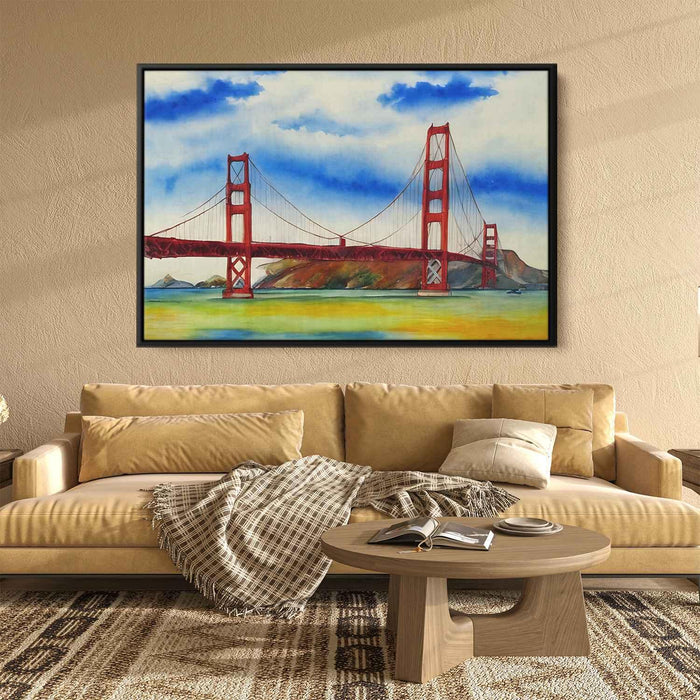 Watercolor Golden Gate Bridge #126 - Kanvah