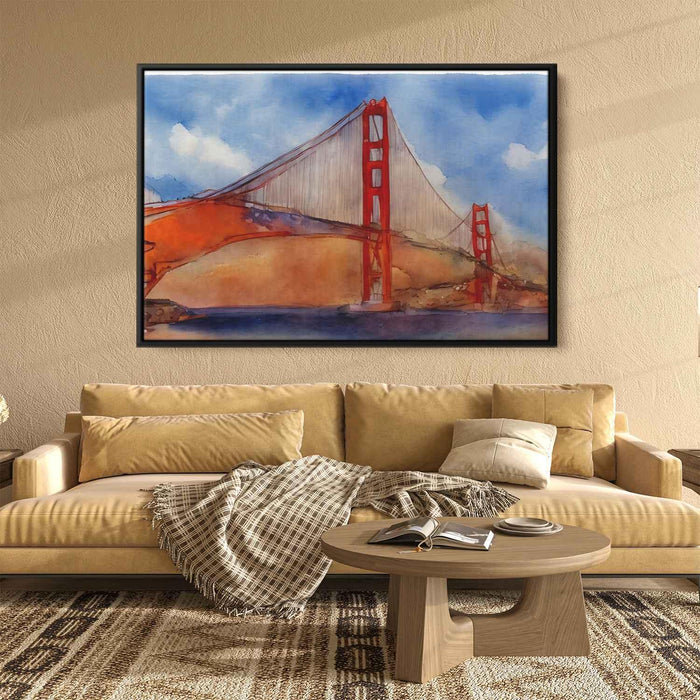 Watercolor Golden Gate Bridge #127 - Kanvah