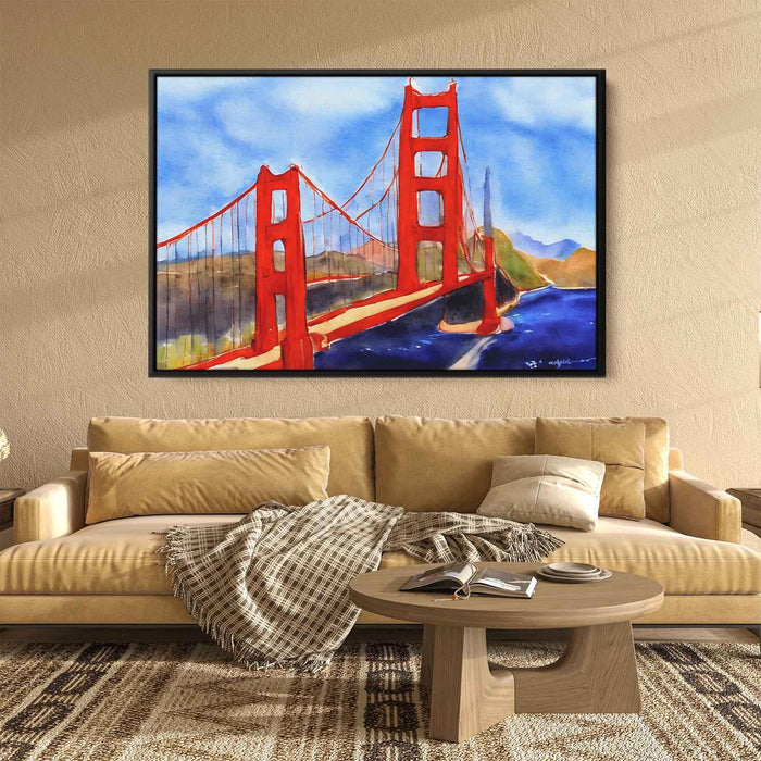 Watercolor Golden Gate Bridge #133 - Kanvah
