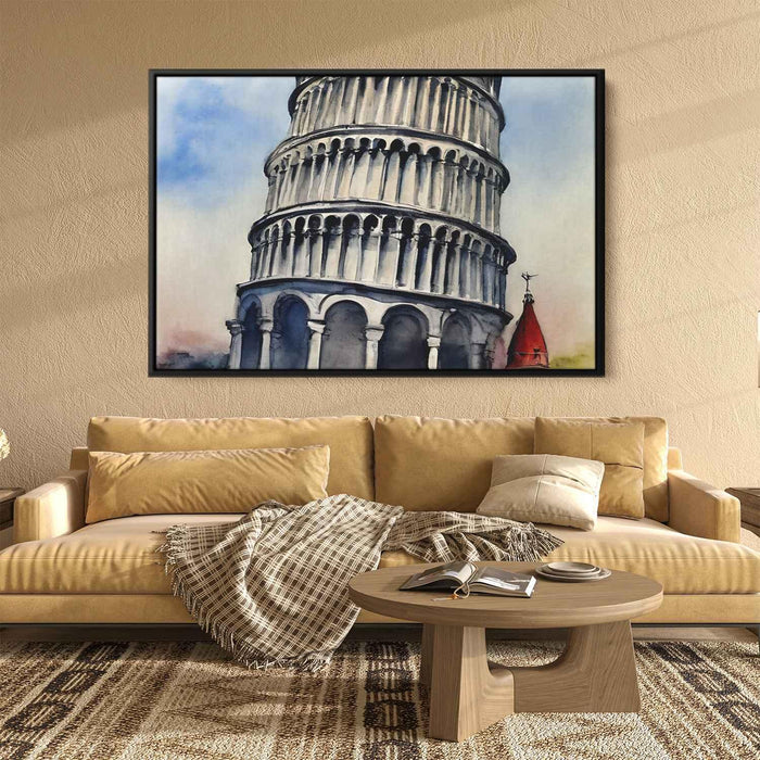 Watercolor Leaning Tower of Pisa #127 - Kanvah