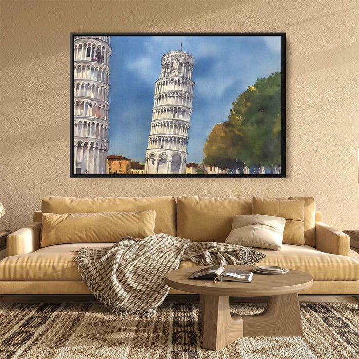 Watercolor Leaning Tower of Pisa #134 - Kanvah