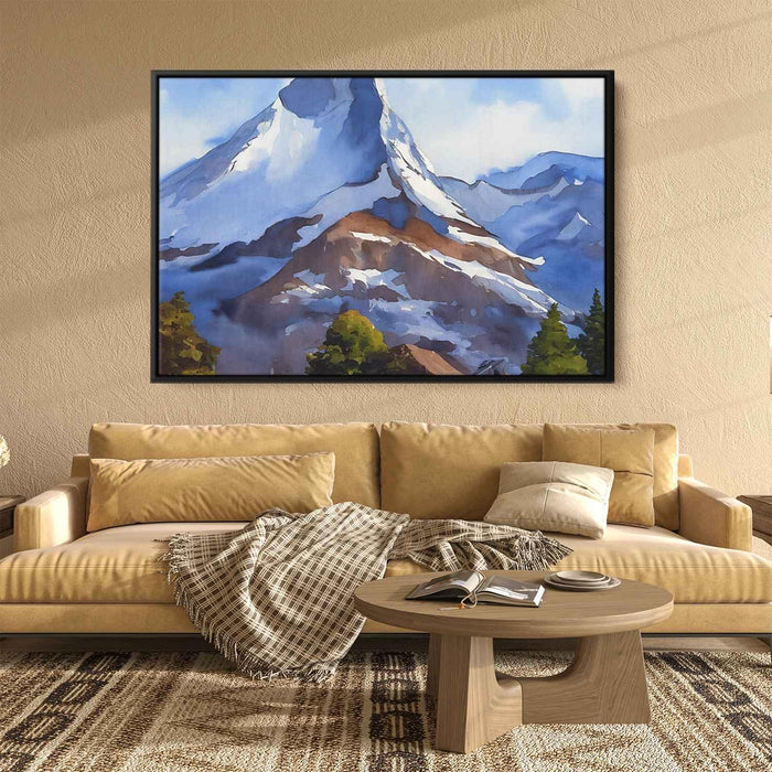 Watercolor Matterhorn #111 - Kanvah