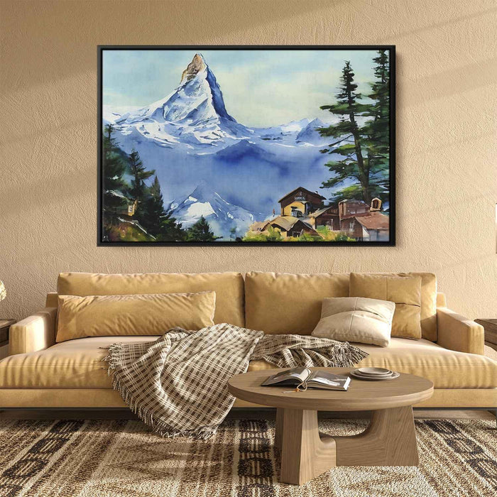 Watercolor Matterhorn #118 - Kanvah