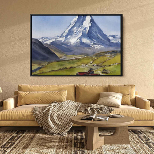Watercolor Matterhorn #124 - Kanvah