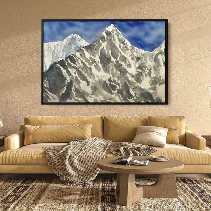 Watercolor Mount Everest #103 - Kanvah