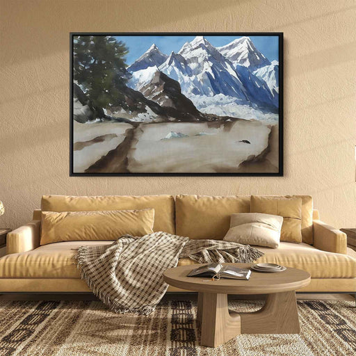 Watercolor Mount Everest #111 - Kanvah