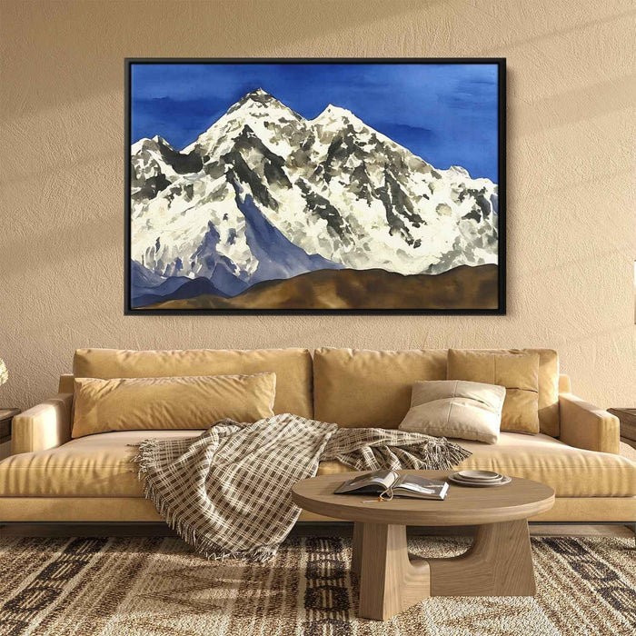 Watercolor Mount Everest #117 - Kanvah