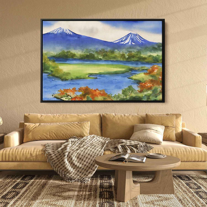 Watercolor Mount Fuji #114 - Kanvah