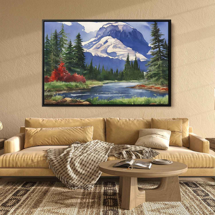 Watercolor Mount Rainier #126 - Kanvah