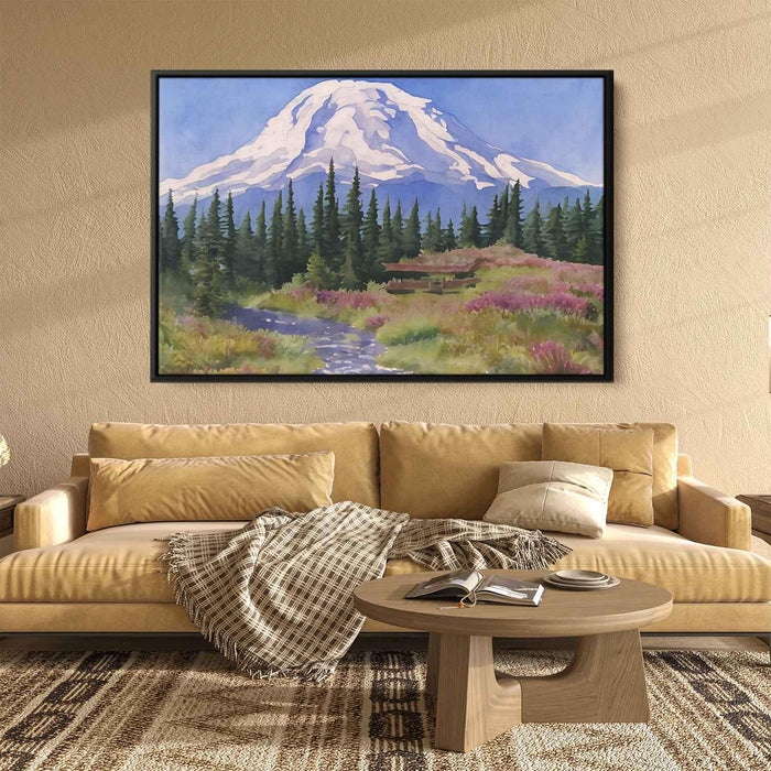 Watercolor Mount Rainier #128 - Kanvah