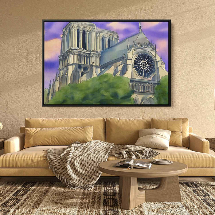 Watercolor Notre Dame Cathedral #103 - Kanvah