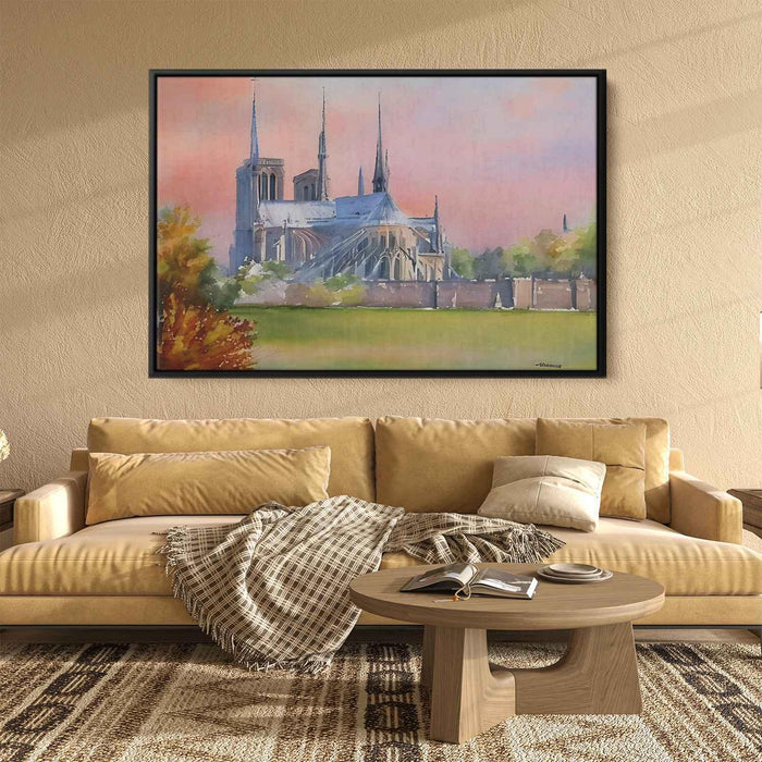 Watercolor Notre Dame Cathedral #107 - Kanvah