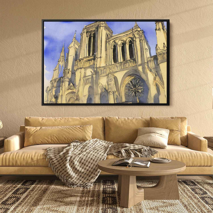 Watercolor Notre Dame Cathedral #118 - Kanvah