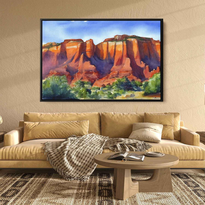 Watercolor Sedona Red Rocks #107 - Kanvah