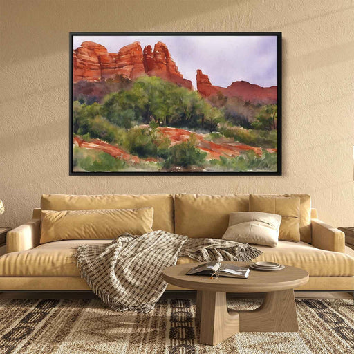 Watercolor Sedona Red Rocks #114 - Kanvah