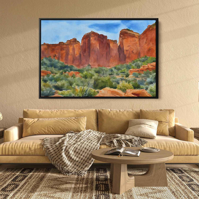 Watercolor Sedona Red Rocks #133 - Kanvah