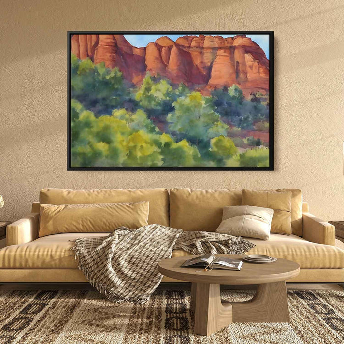 Watercolor Sedona Red Rocks #134 - Kanvah