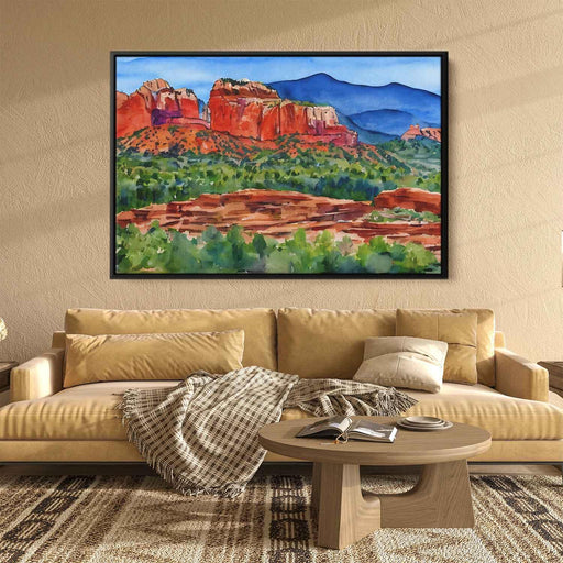 Watercolor Sedona Red Rocks #135 - Kanvah