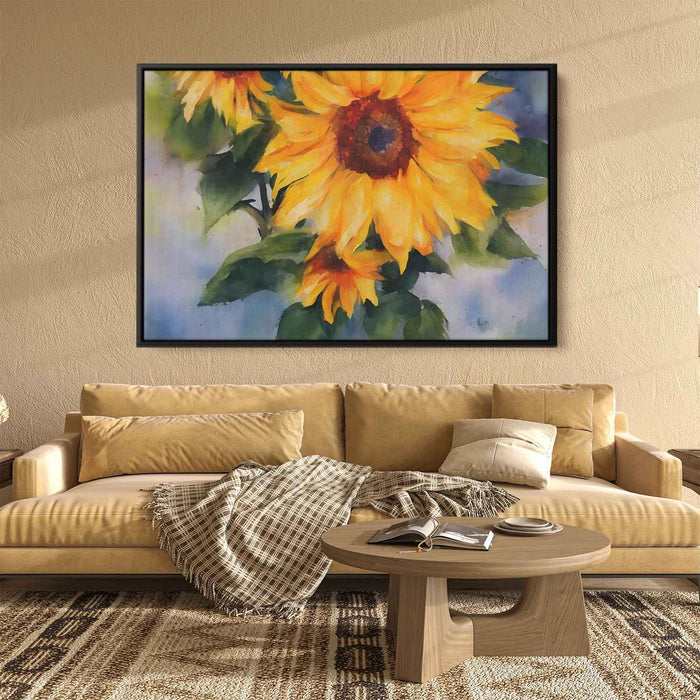 Watercolor Sunflower #103 - Kanvah