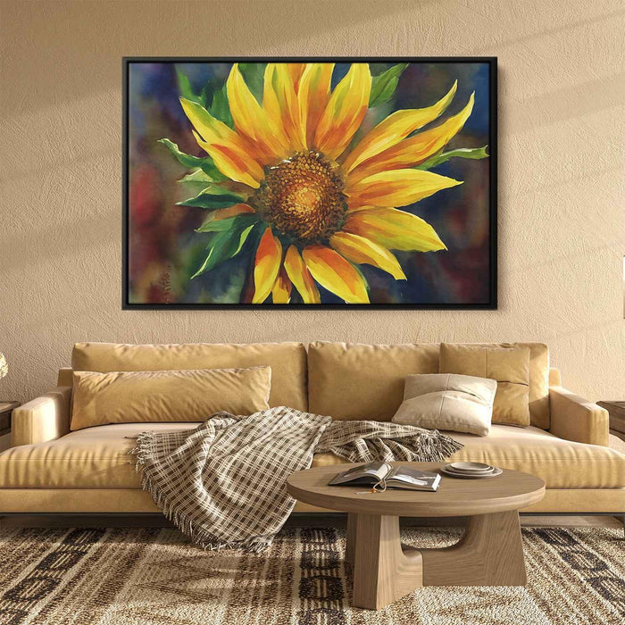 Watercolor Sunflower #136 - Kanvah