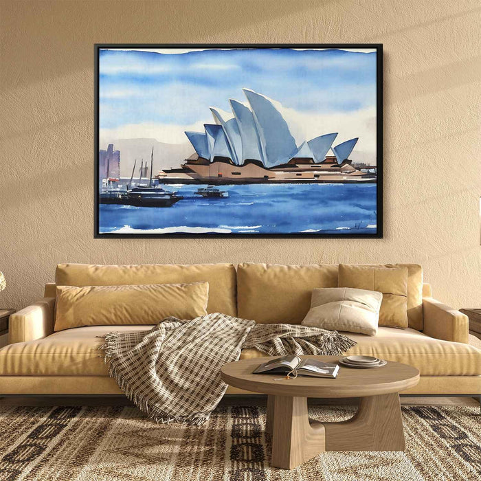 Watercolor Sydney Opera House #114 - Kanvah