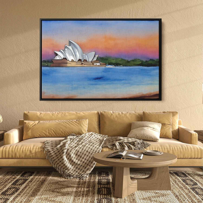 Watercolor Sydney Opera House #118 - Kanvah