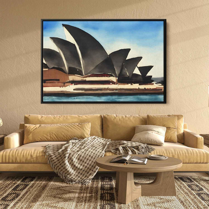 Watercolor Sydney Opera House #134 - Kanvah