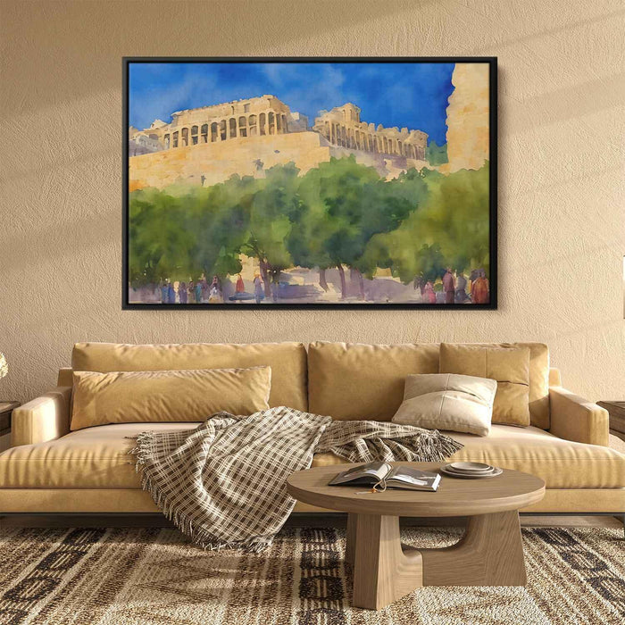 Watercolor Acropolis #117 - Kanvah