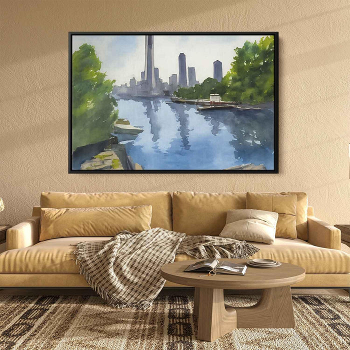 Watercolor CN Tower #128 - Kanvah