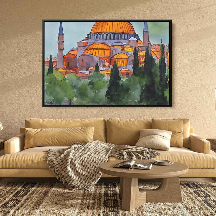 Watercolor Hagia Sophia #111 - Kanvah
