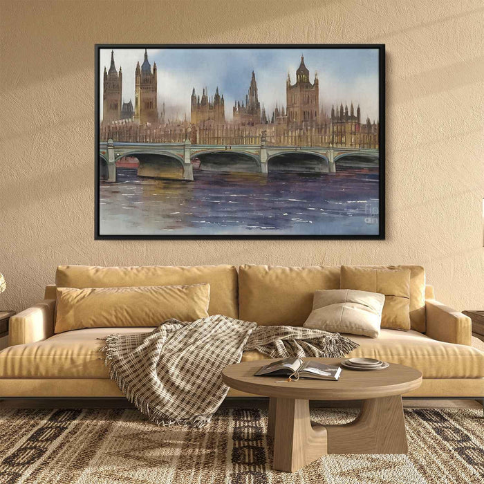 Watercolor Palace of Westminster #117 - Kanvah