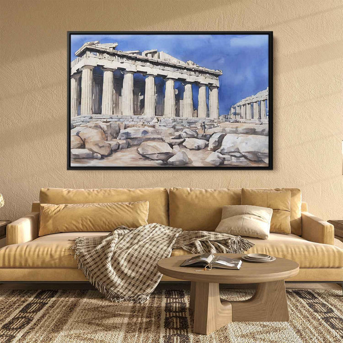 Watercolor Parthenon #117 - Kanvah