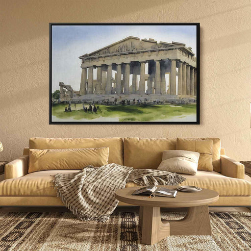 Watercolor Parthenon #118 - Kanvah