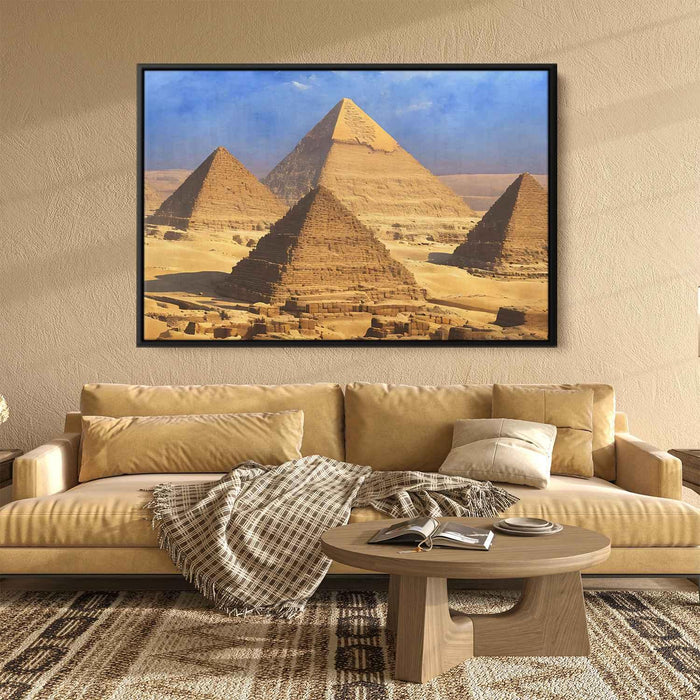 Watercolor Pyramids of Giza #117 - Kanvah