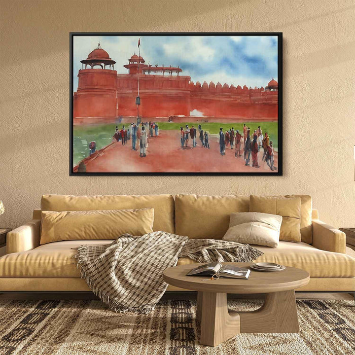 Watercolor Red Fort #118 - Kanvah