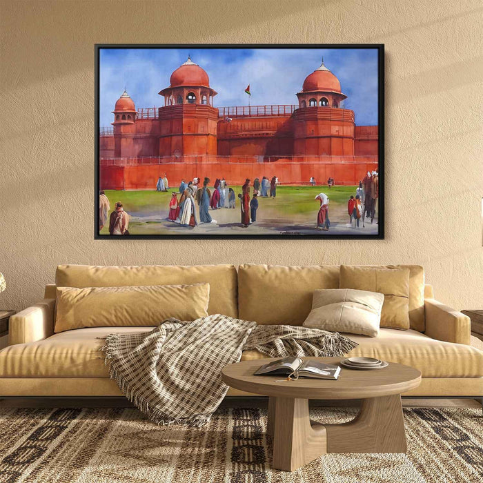 Watercolor Red Fort #126 - Kanvah