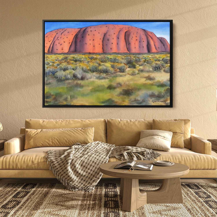 Watercolor Uluru #103 - Kanvah