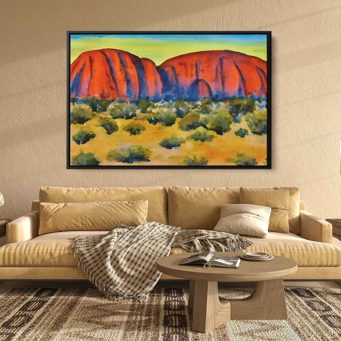 Watercolor Uluru #111 - Kanvah