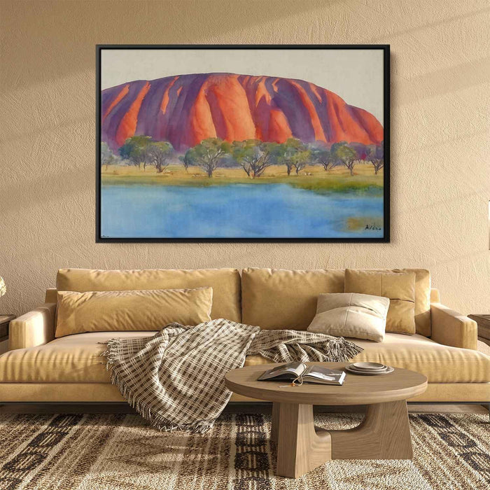 Watercolor Uluru #117 - Kanvah