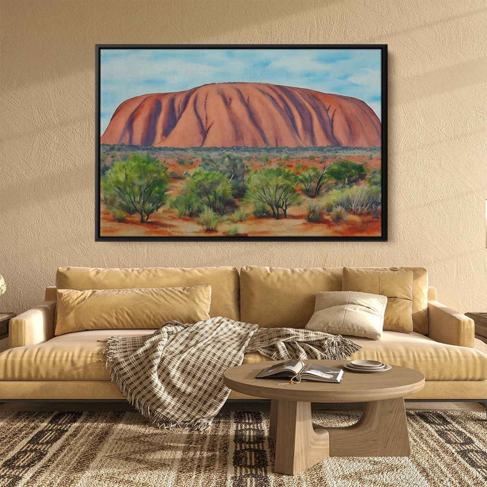 Watercolor Uluru #126 - Kanvah